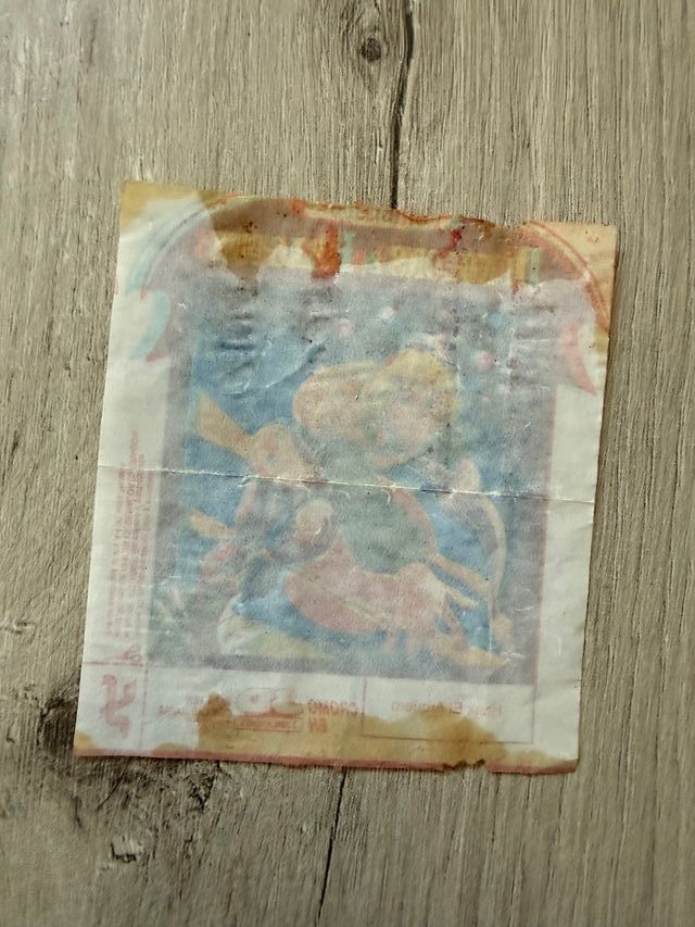 Cromo Hank el Arquero chicle Dragones y Mazmorras