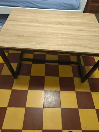 Mesa de centro madera y metal