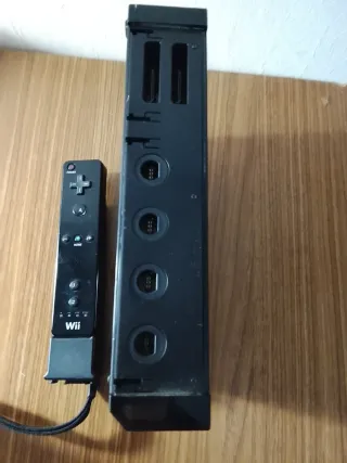 Consola Nintendo Wii Negra + Mando