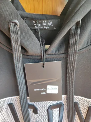 Sudadera Negra ICON con capucha