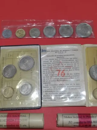 Lote monedas españolas y extranjeras