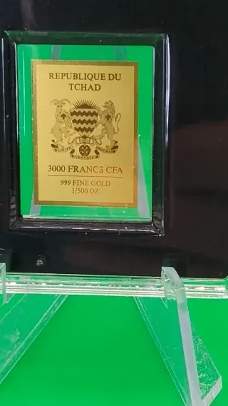 Moneta d'oro 24k Wappen Sachsen