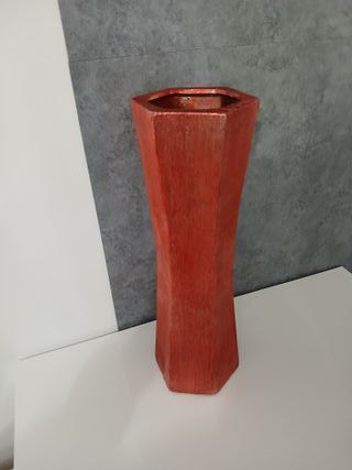 Vaso Partenope Fluid Design Rosso 38cm