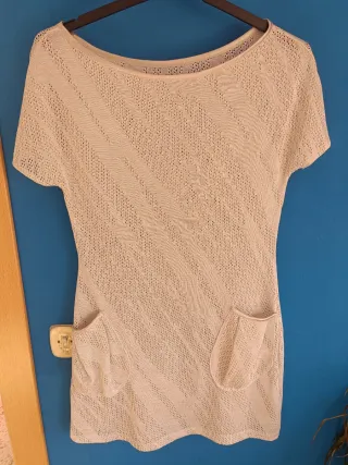 Vestido de playa beige