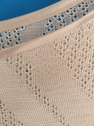 Vestido de playa beige