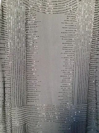 Vestido Mango fiesta lentejuelas negro