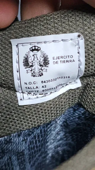 Botas ejercito Gore-Tex Talla 42