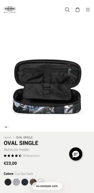 Astuccio Eastpak Oval Single