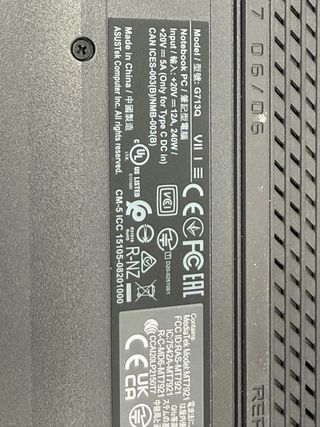 Portátil Asus ROG G713Q  17,3 Pulgadas RTX 3070