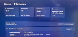 Portátil Asus ROG G713Q  17,3 Pulgadas RTX 3070