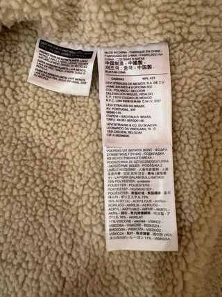 Cazadora vaquera con borreguito LEVIS