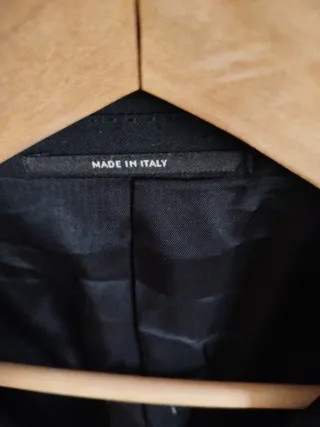 Chaqueta americana hombre talla 54 negra