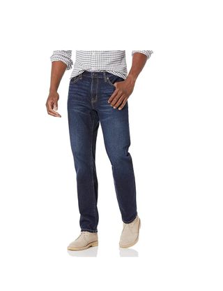 Pantalón Vaquero Elástico de Ajuste Recto 32W 30L