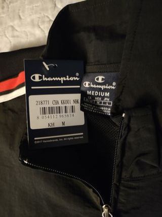 Chaqueta Champion Negra Talla M