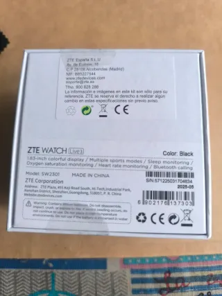 Smartwatch ZTE Watch Live 3