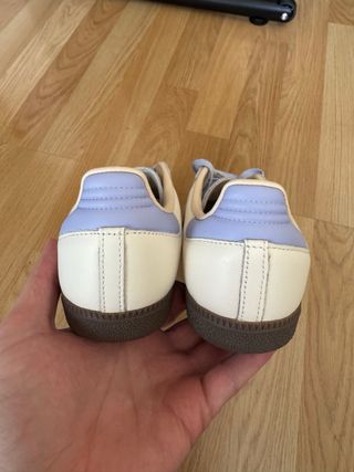 Adidas Samba Beige y Azul