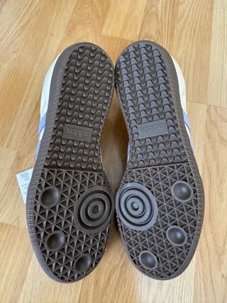 Adidas Samba Beige y Azul