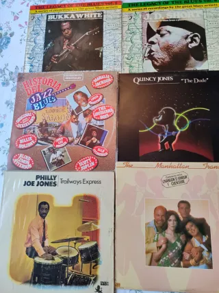Lote (6) LPs - Blues, Jazz