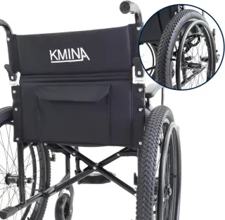 Sedia a rotelle leggera fuoristrada pieghevole