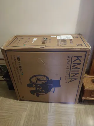 Sedia a rotelle leggera fuoristrada pieghevole