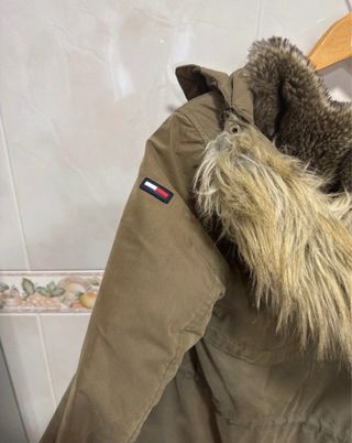 Abrigo Tommy Hilfiger verde/marrón