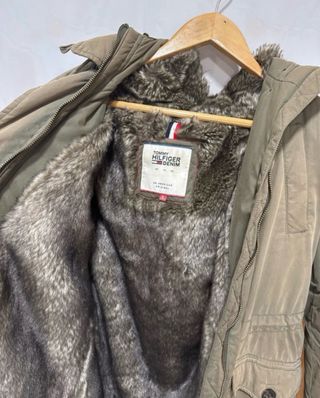 Abrigo Tommy Hilfiger verde/marrón