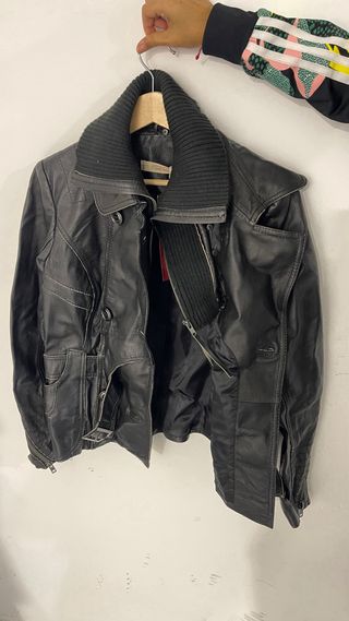 Cazadora de piel Vero Moda