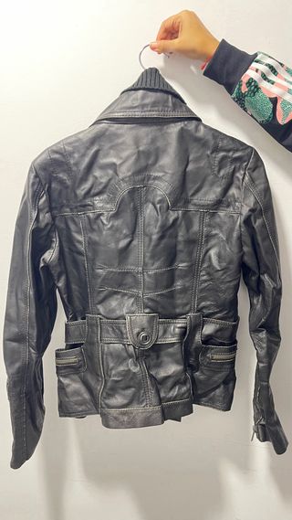 Cazadora de piel Vero Moda