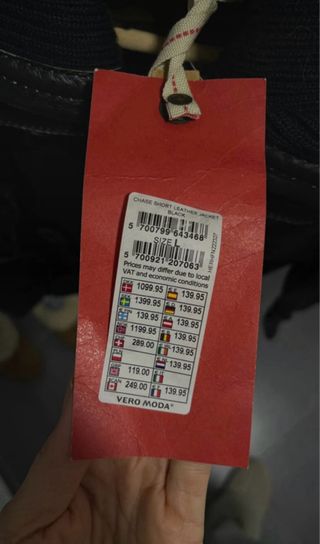 Cazadora de piel Vero Moda