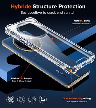 Funda Transparente Reforzada Realme 12 Pro 5G