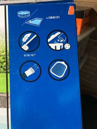 Piscina usada una vez con set de depuradadora full