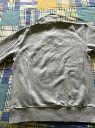 Sudadera Green Coast media cremallera gris S