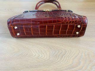 Bolso Piel Cocodrilo Vintage ECI con candadito