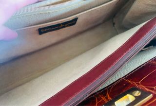 Bolso Piel Cocodrilo Vintage ECI con candadito