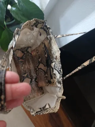 Bolso Roberto Cavalli estampado serpiente