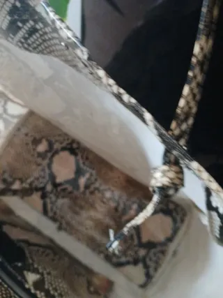 Bolso Roberto Cavalli estampado serpiente