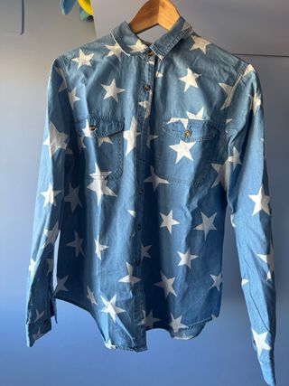 Camisa vaquera estrellas Talla L