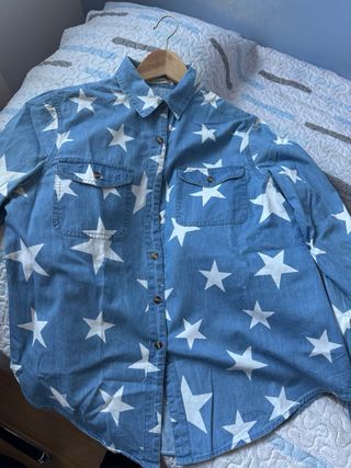 Camisa vaquera estrellas Talla L