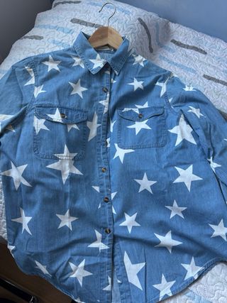 Camisa vaquera estrellas Talla L