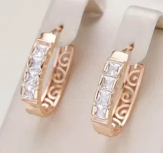 Pendientes Oro con Circonitas