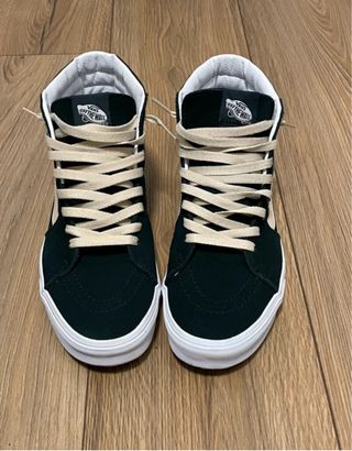 Zapatillas Vans Sk8-Hi Negras y Verdes