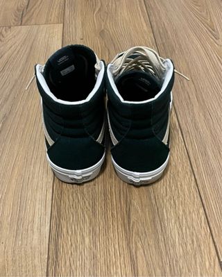 Zapatillas Vans Sk8-Hi Negras y Verdes