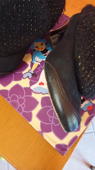 Stivaletti Irregular Choice neri