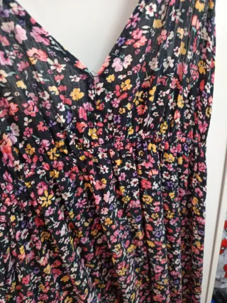 Vestido largo floral Amisu