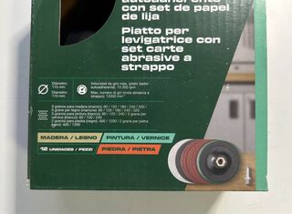 Parkside Plato Lijador Autoadherente 115mm