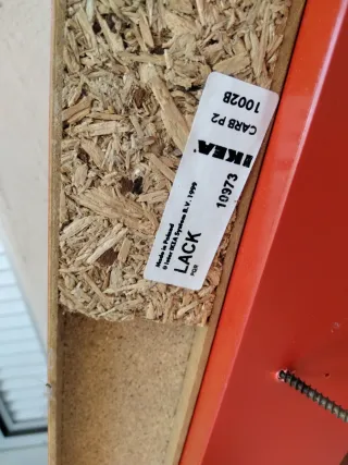 Estantería Roja 110x26 cm