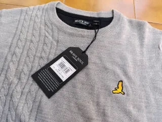 Jersey BRAVE SOUL gris talla L
