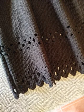 Vestido negro fiesta con cinturón