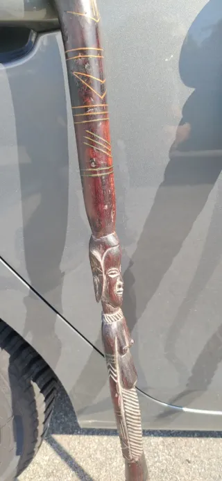 Bastoni tribali ebano, mogano, tek VINTAGE