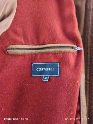 Parka Cortefiel Marrón Talla M